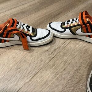 Nike White and Orange Athletic Shoes